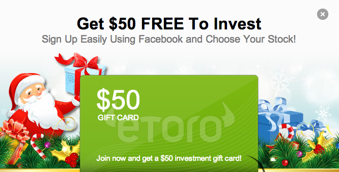 The world’s leading social trading network. Free-50-gift-by-etoro-xmas-promotion