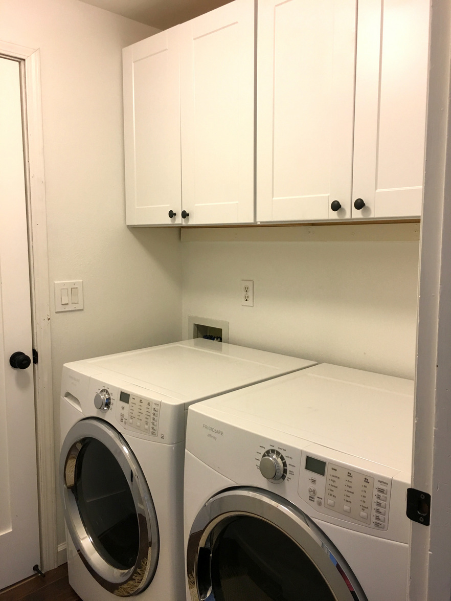 $206 laundry room update and cabinets! / Create / Enjoy