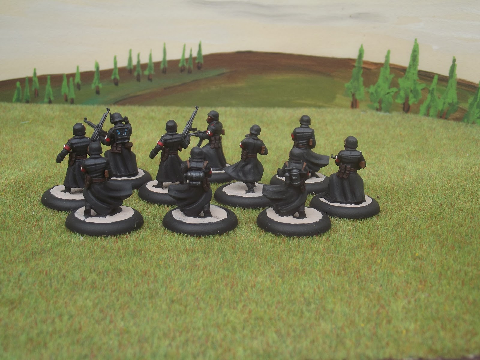 les figurines de maxson: achtung cthulhu black sun troopers 28mm