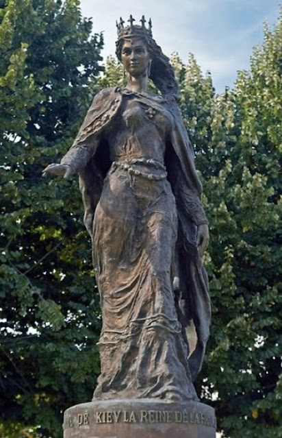Французский памятник Анне Ярославне, поставленный в семнадцатом веке