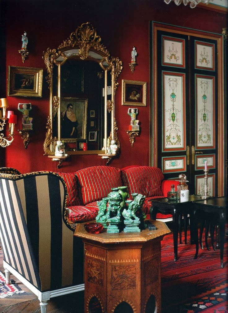 Eye For Design: Decorating Your Home With The Black/Red Combination