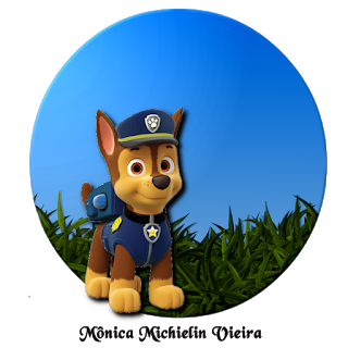 Letras con Chase de Paw Patrol. Chase Letters.
