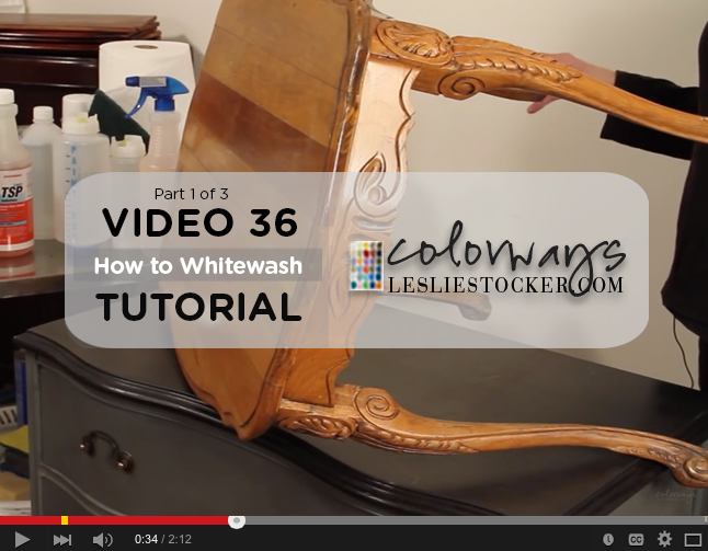 Colorways Video 36 How to Chalk Paint® WhiteWash Step 1
