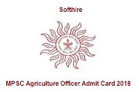 MPSC Agriculture Officer Admit Card