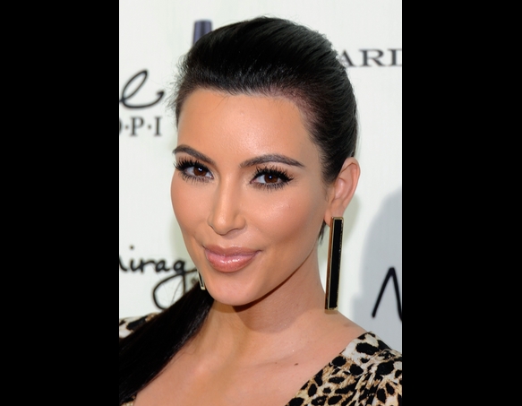 Kim Kardashian at Grand Opening of 'Kardashian Khaos'