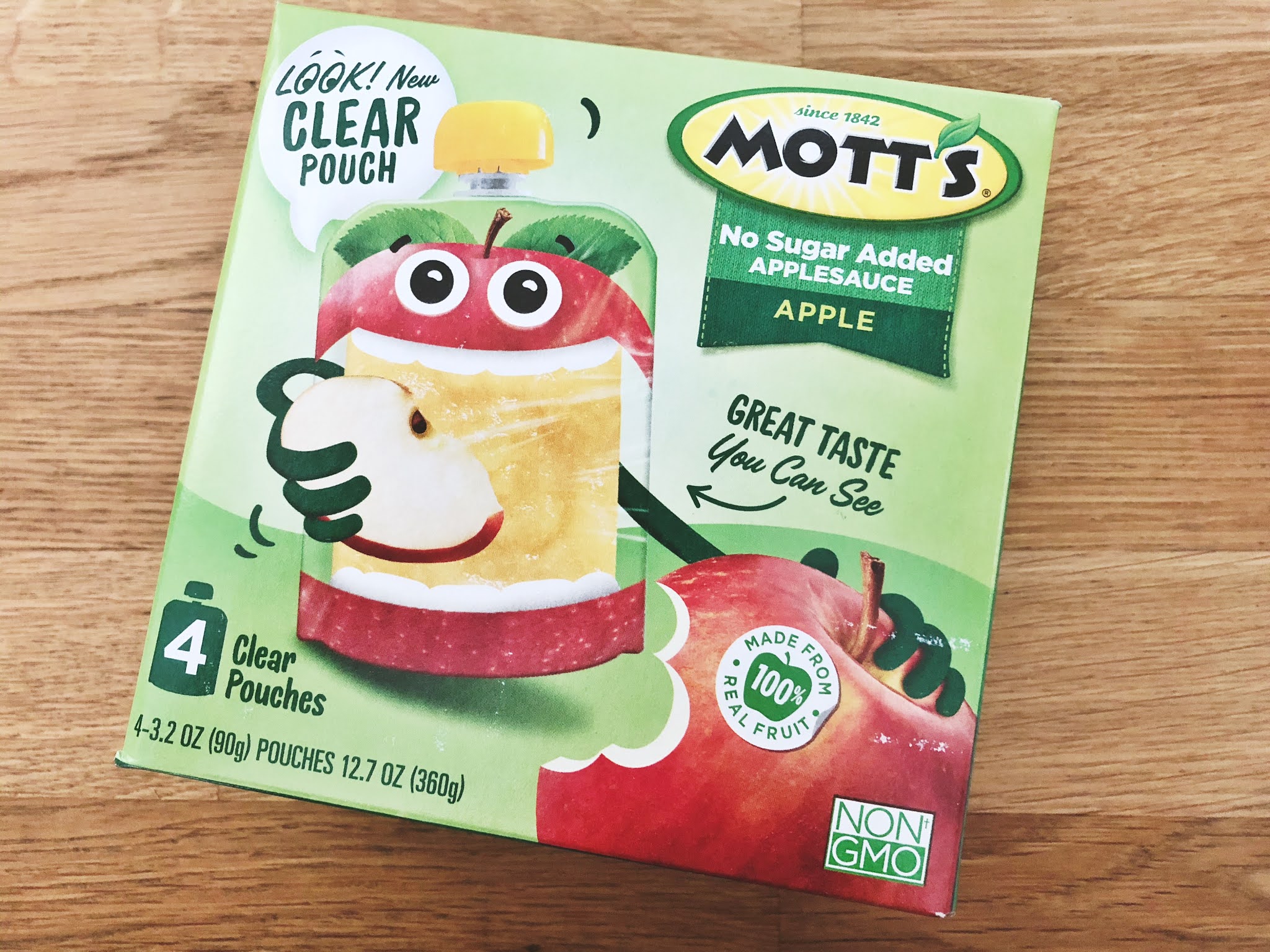 Mott's 4 Pack Applesauce Pouches 1.24 at Safeway