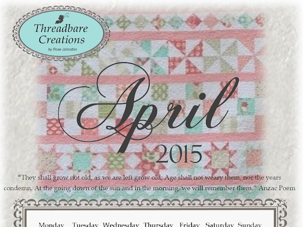 Free April 2015 Calendar