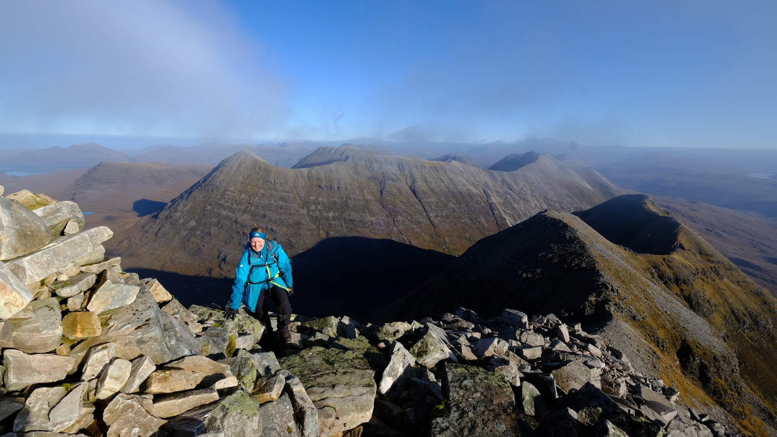 TARMACHAN MOUNTAINEERING LIATHACH TRAVERSE IN STUNNING WEATHER