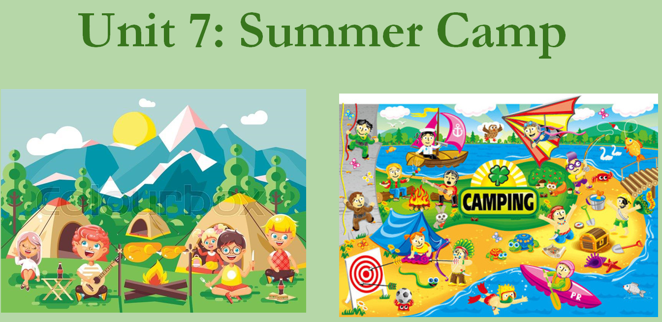 15th June Repaso ENGLISH Unit 7 SUMMER CAMP Presentación Power point