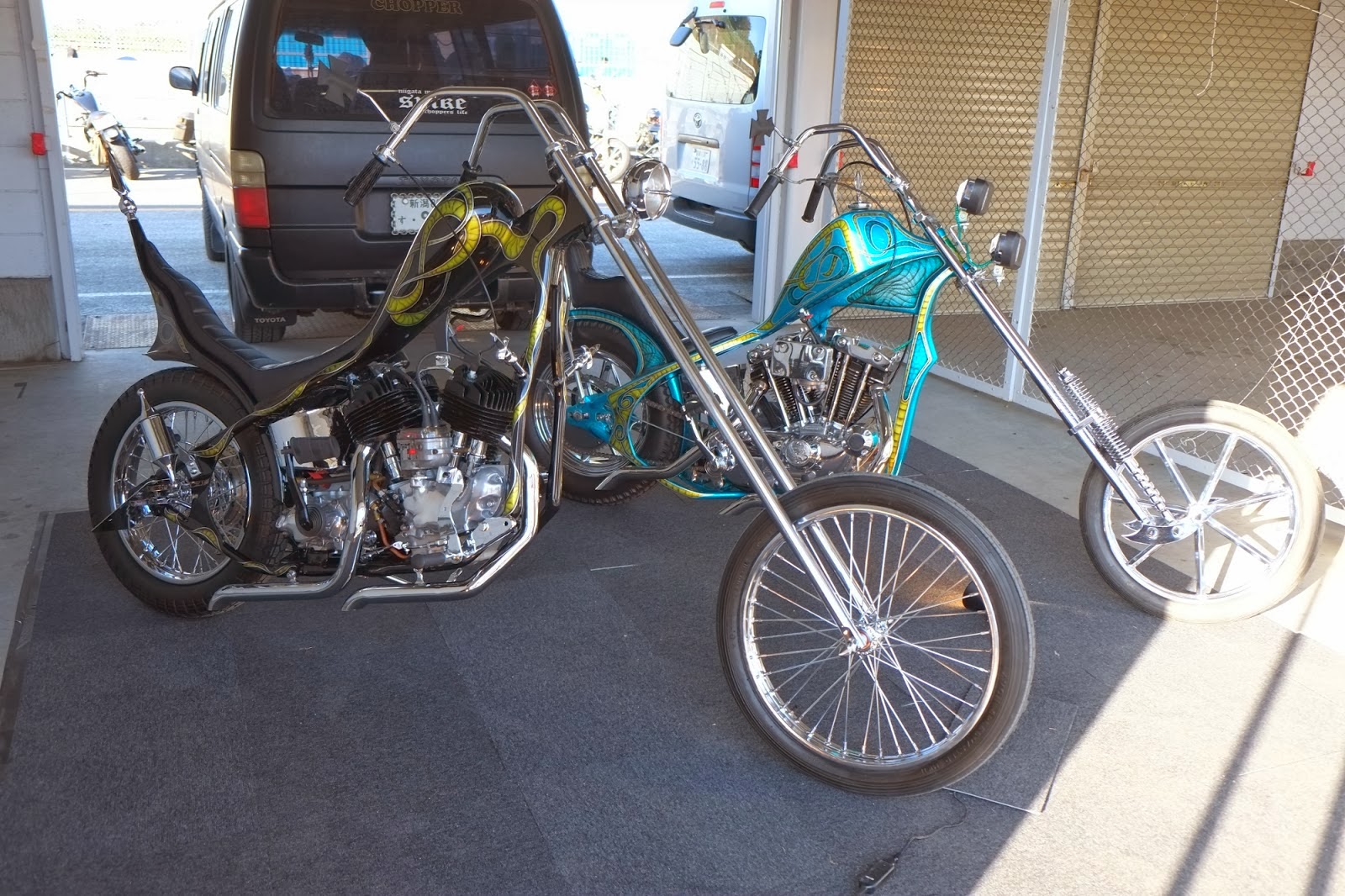 Extended honda chopper forks