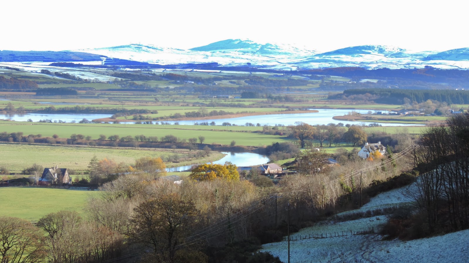 The Glebe Blog First snow over Newton Stewart November 2013