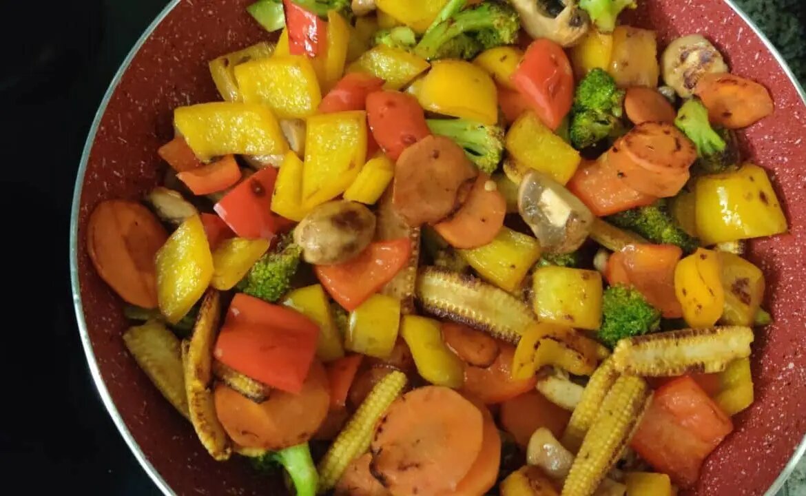 Sautéed Mix Veg Starter | 15 mins Healthy Snack Recipe to eat as a Vegetarian
