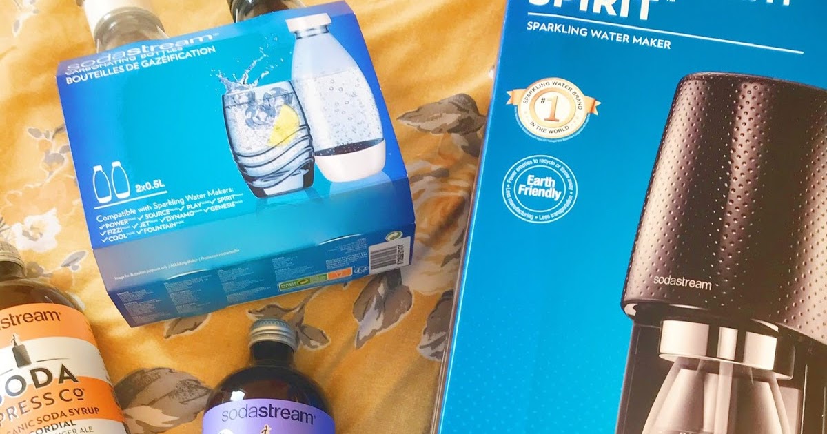 Sodastream Spirit Hydration Pack Review* Food and Other Loves