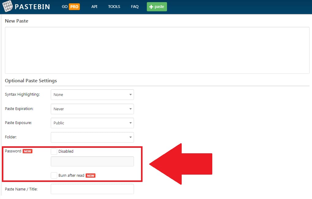 Pastebin 'Burn After Read' e 'Password Protected Pastes' geram polémica