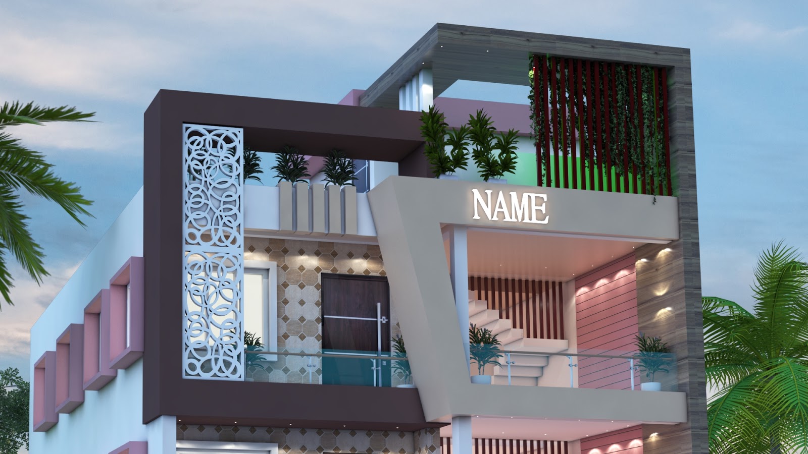 Featured image of post Front Design Of House 20 Feet : Indian house design and plan.