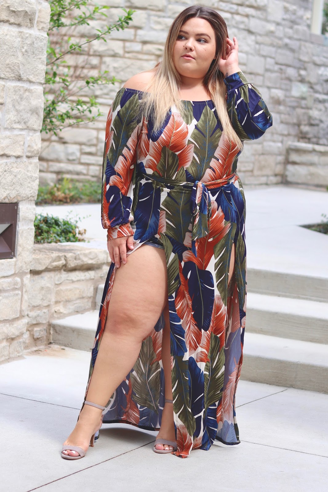 natalie in the city, fashion nova, fashion nova curve, blogger review, slit maxi, maxi dress, plus size clothing, affordable plus size clothes, fashion nova discount code, plus size maxi dresses, off the shoulder trend, summer 2017, curves and confidence, embrace your curves, eff your beauty standards, Chicago blogger, midwest blogger, plus size fashion blogger, plus size fashion blog