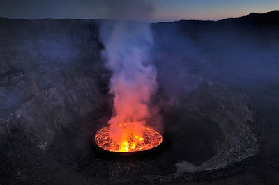 Expedicion al crater del volcan Nyiragongo - 1