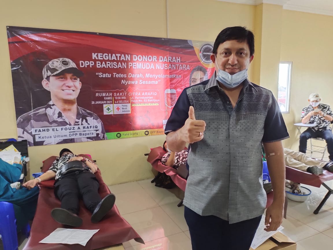 √ BAPERA Ambil Peran Dalam Kesehatan Masyarakat Dengan Donor Darah