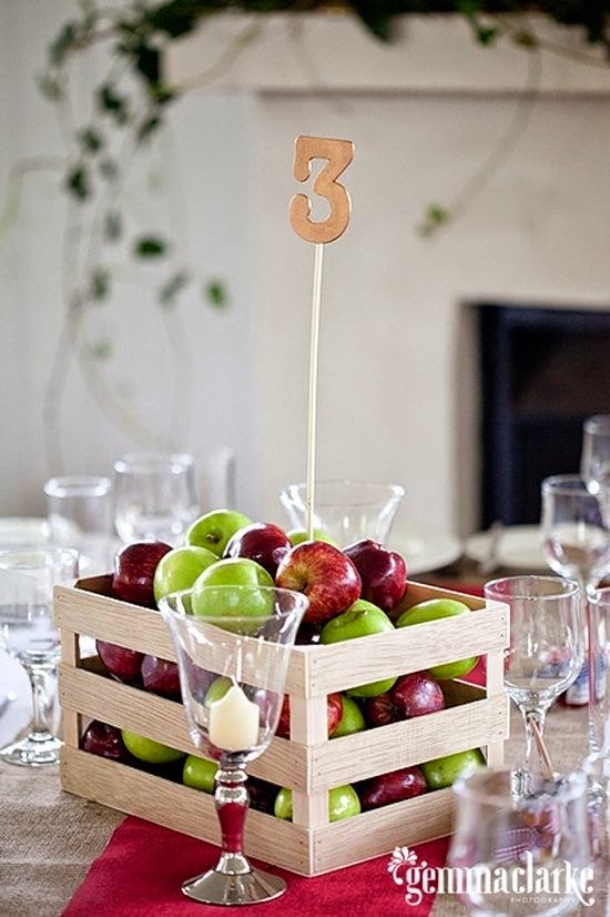 🥇 9 centros de mesa para bodas con frutas