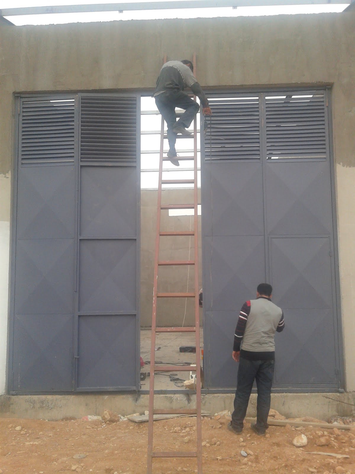 buğday pazarı depolarında demir kapıların imalatı