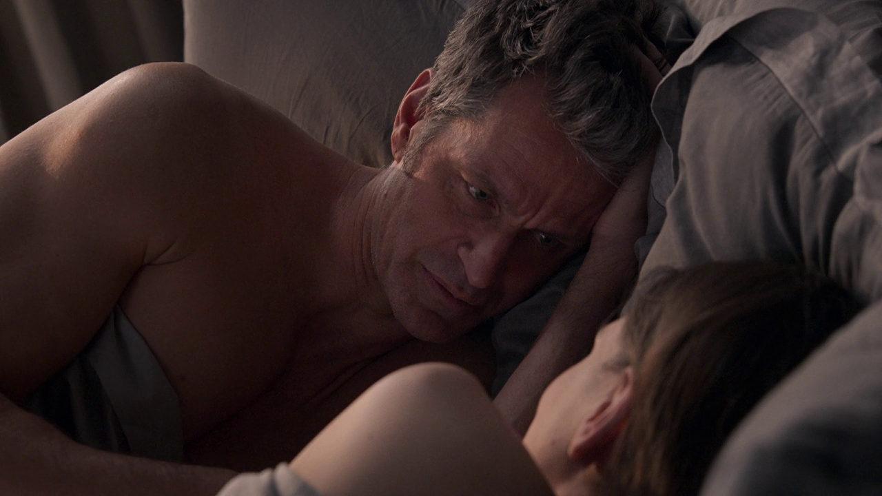 Peter Hermann shirtless in Younger 7-12 "Older" .