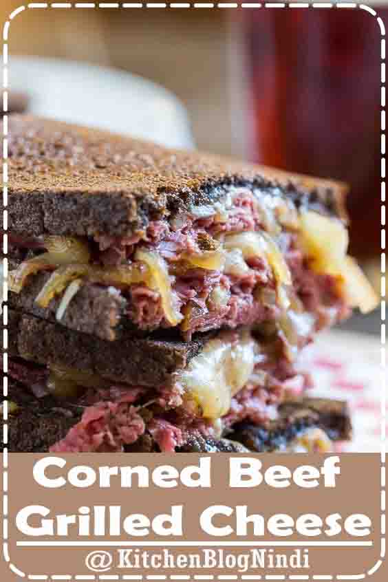 4.9★★★★★ | Gooey melted cheese, caramelized onions cooked in beer, and salty corned beef make this the perfect St. Patrick's Day grilled cheese. ##Corned #Beef #GrilledCheese 4.9★★★★★ | Gooey melted cheese, caramelized onions cooked in beer, and salty corned beef make this the perfect St. Patrick's Day grilled cheese. ##Corned #Beef #GrilledCheese