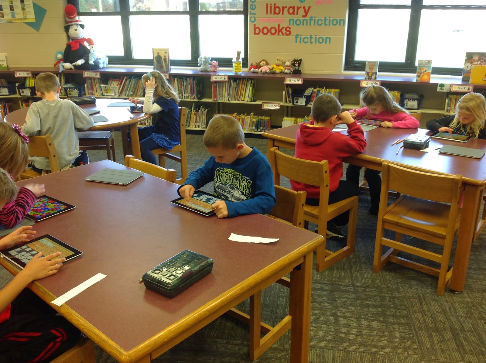 DCG Elementary Libraries Exploring ABC Order in the Library
