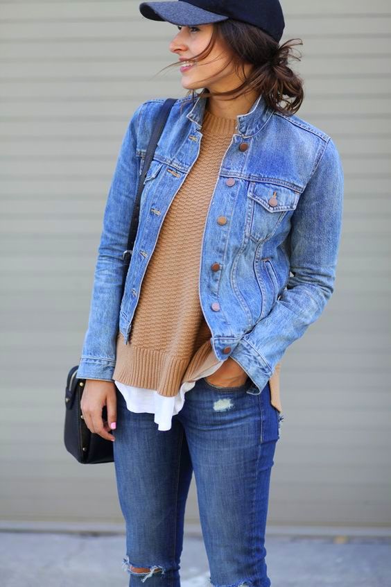 Every woman should own a denim jacket!