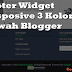 Memasang Footer Widget Responsive 3 Kolom Pada Blogger, Blogspot