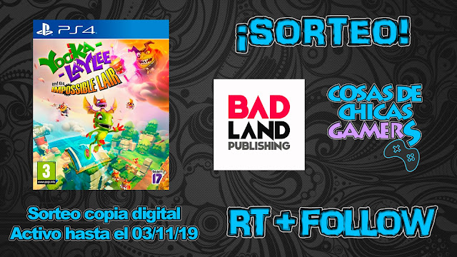 Sorteo Yookai-Laylee and the impossible lair Sorteo Yookai-Laylee and the impossible lair