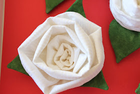 MI HOGAR DE PATCHWORK: Rosas blancas