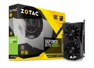 Zotac GTX 1050 ti 4GB graphics card
