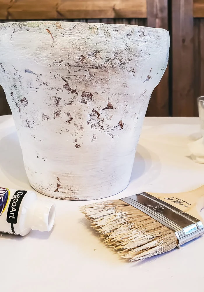 How To Turn An Old Pot Into An Artisian Stone Look * Hip & Humble Style