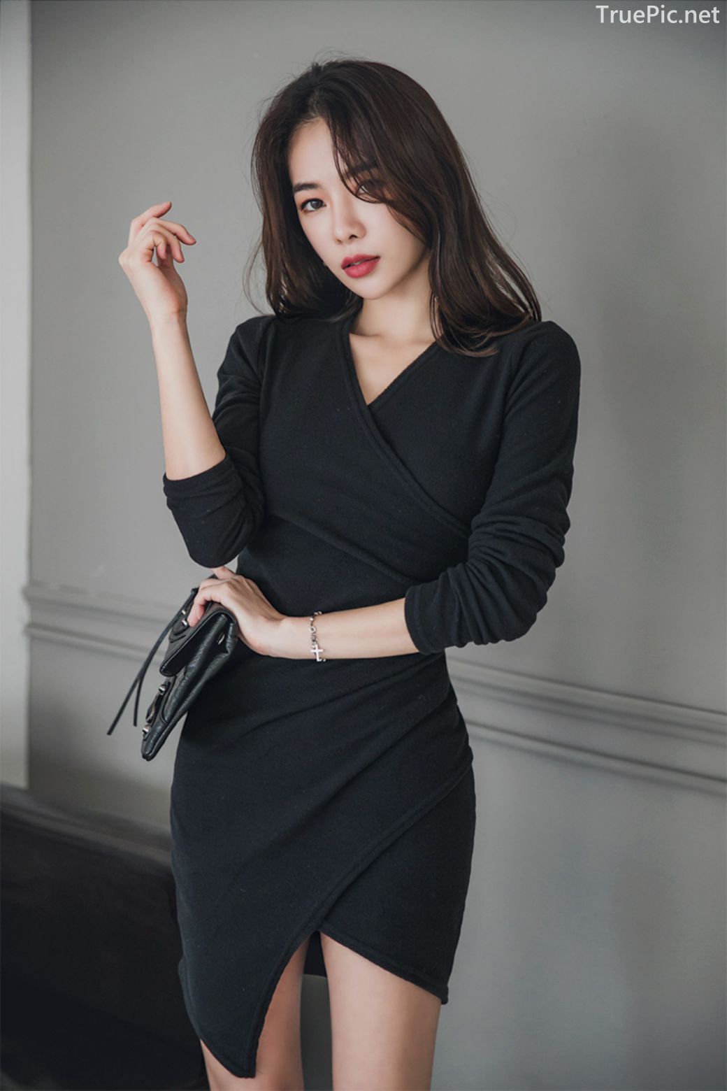 Korean fashion model - An Seo Rin - Woolen office dress collection - TruePic.net - Picture 28