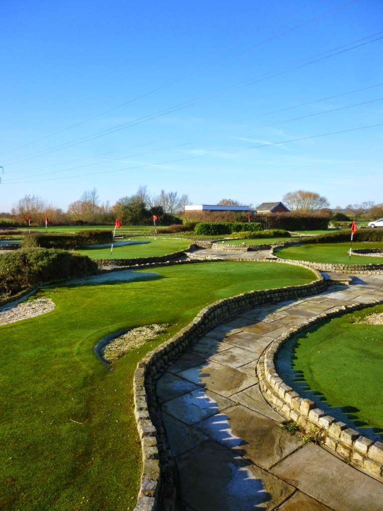 The Ham and Egger Files Minigolf at Dunton Hills Family Golf Centre in