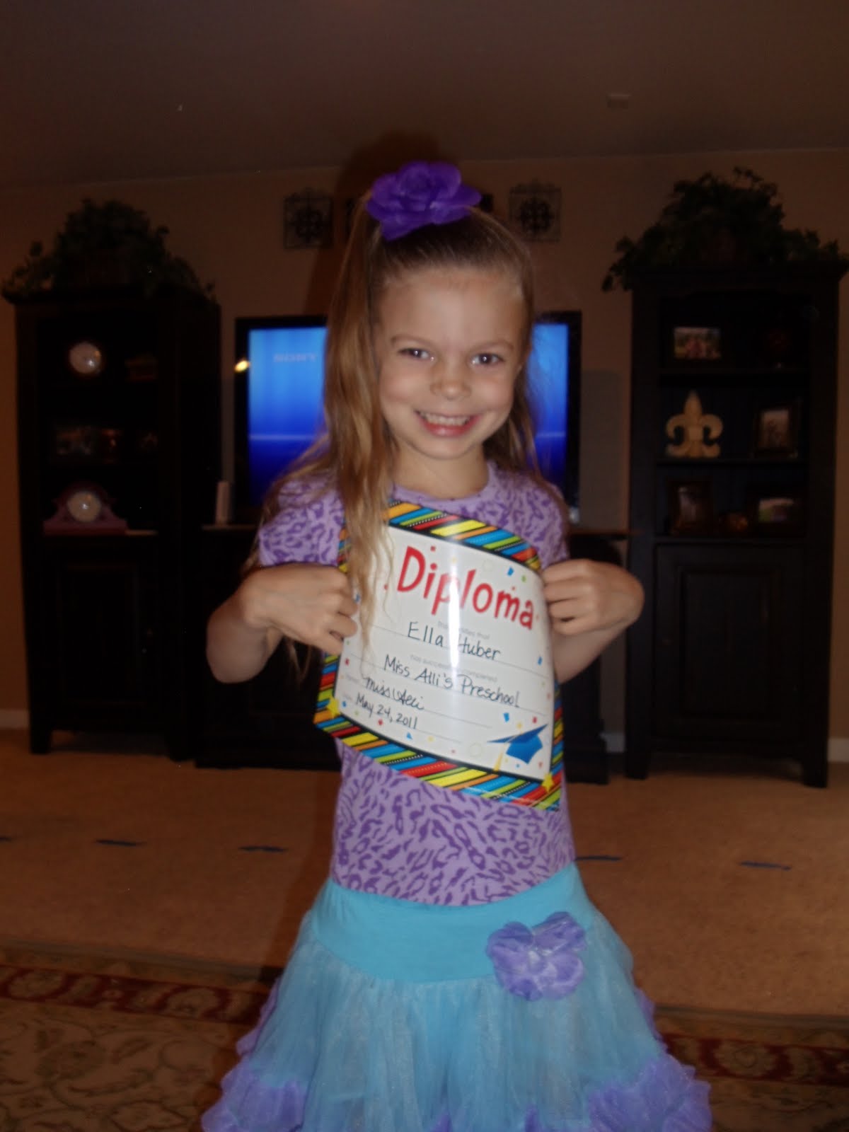 HUBER FAMILY: Preschool Graduation