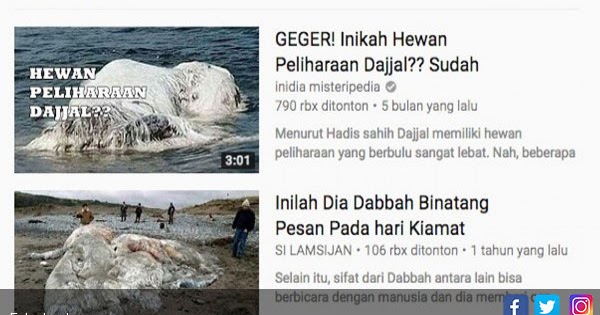 Hoax Foto Dabbah Hewan Peliharaan Dajjal Yang Jadi Viral
