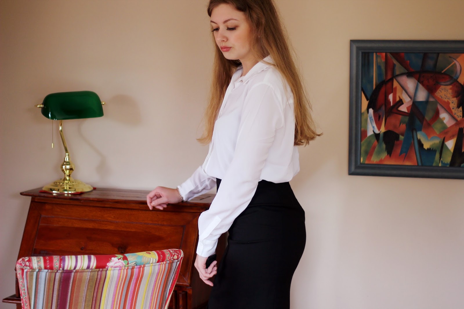 Casual Chic Business Outfit Ivory Beauty