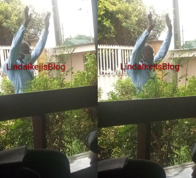 Drama Lagos Magistrate Asks Man To Stand up And Raise his Hands For Not Wearing Face Mask In Courtroom