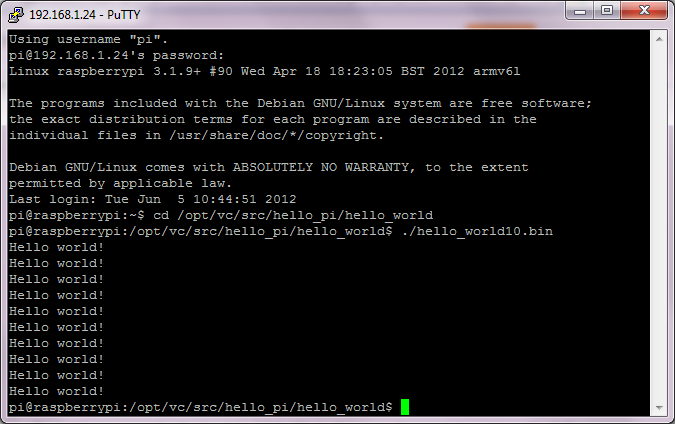 10 hello world programs for your raspberry pi Images... David Stern's Blog: Getting started with a Raspberry Pi, and setting up ...