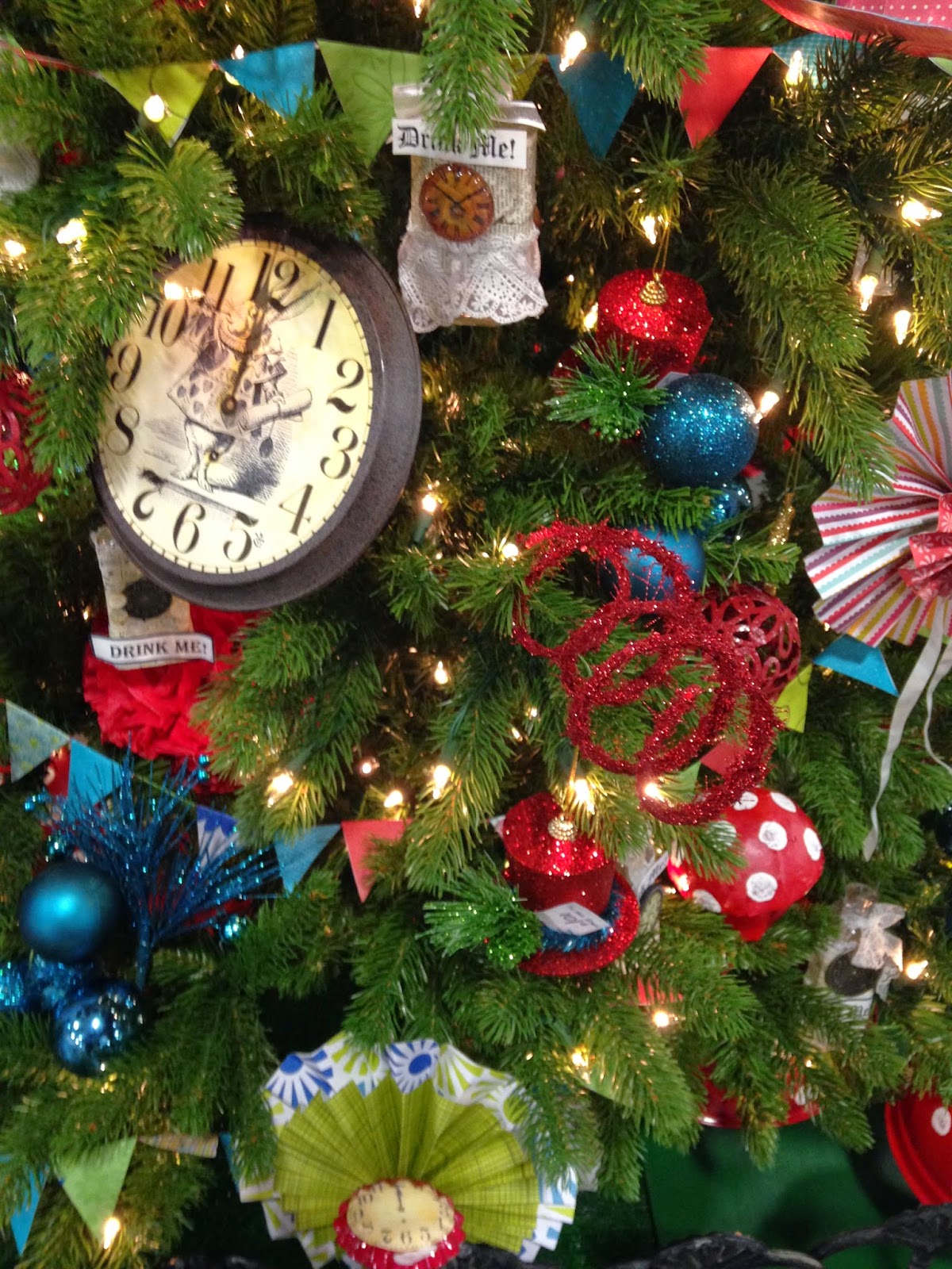Pollyanna Reinvents: Mad Hatter's Tea Party Christmas Tree