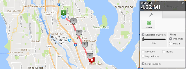 Chief Sealth Trail Route Map