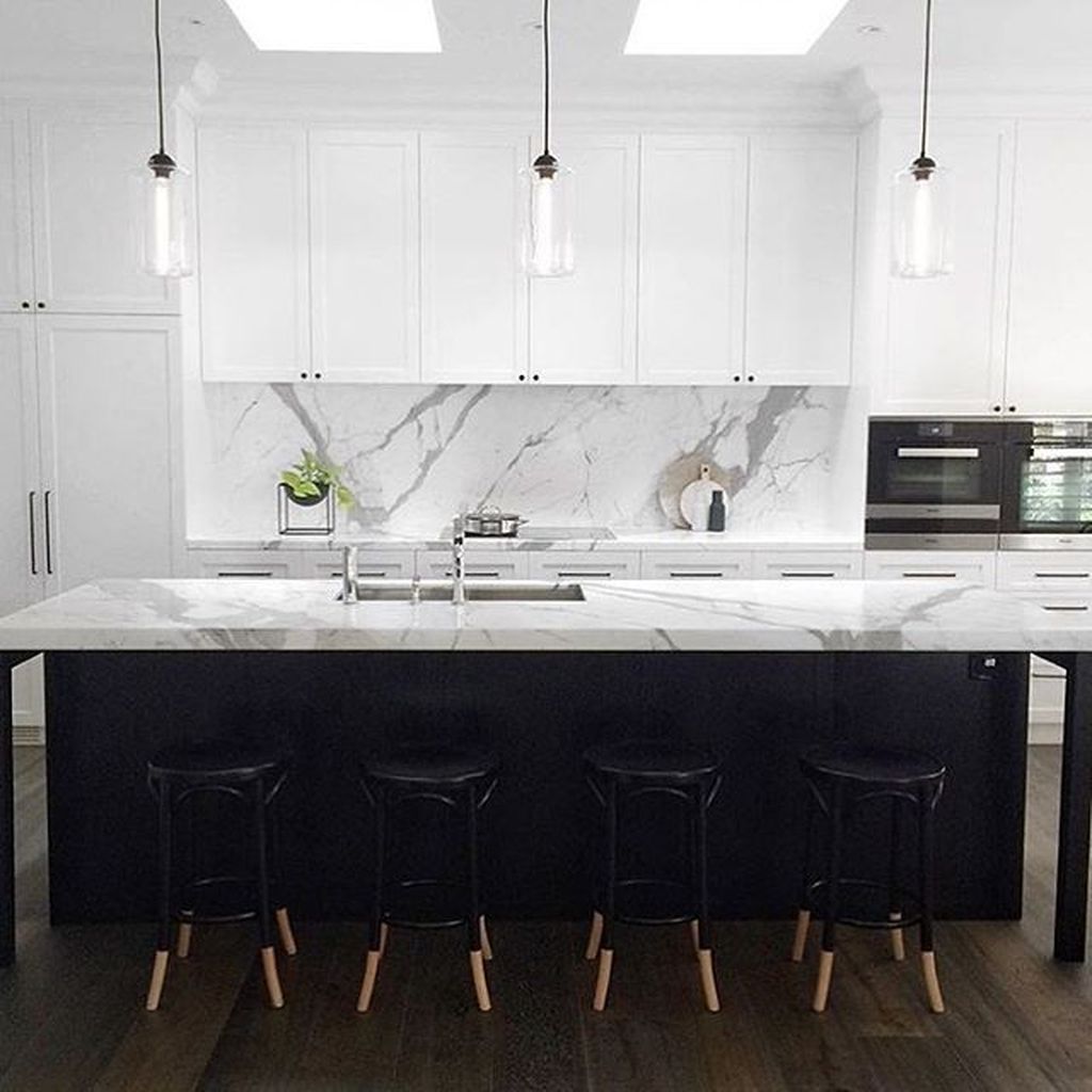 40+ Luxury Black And White Kitchen Design Ideas