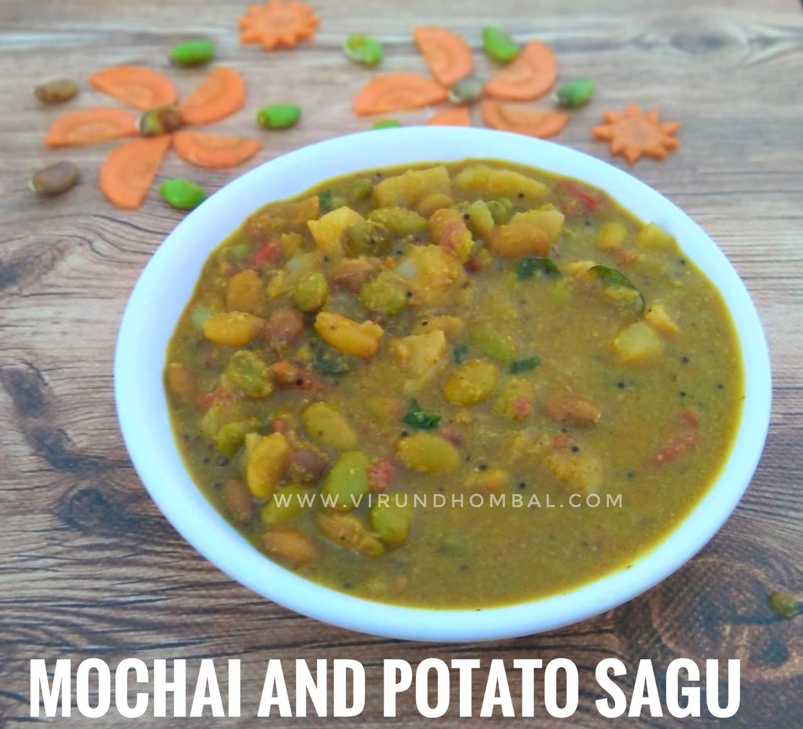 Mochai and Potato Sagu Lima beans and Potato Curry Side dish for