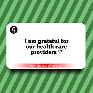 Thank you note for health care workers