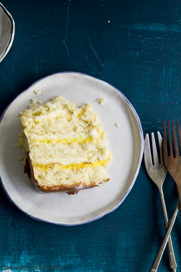 El gato goloso: Citrus Leyer Chiffon Cake
