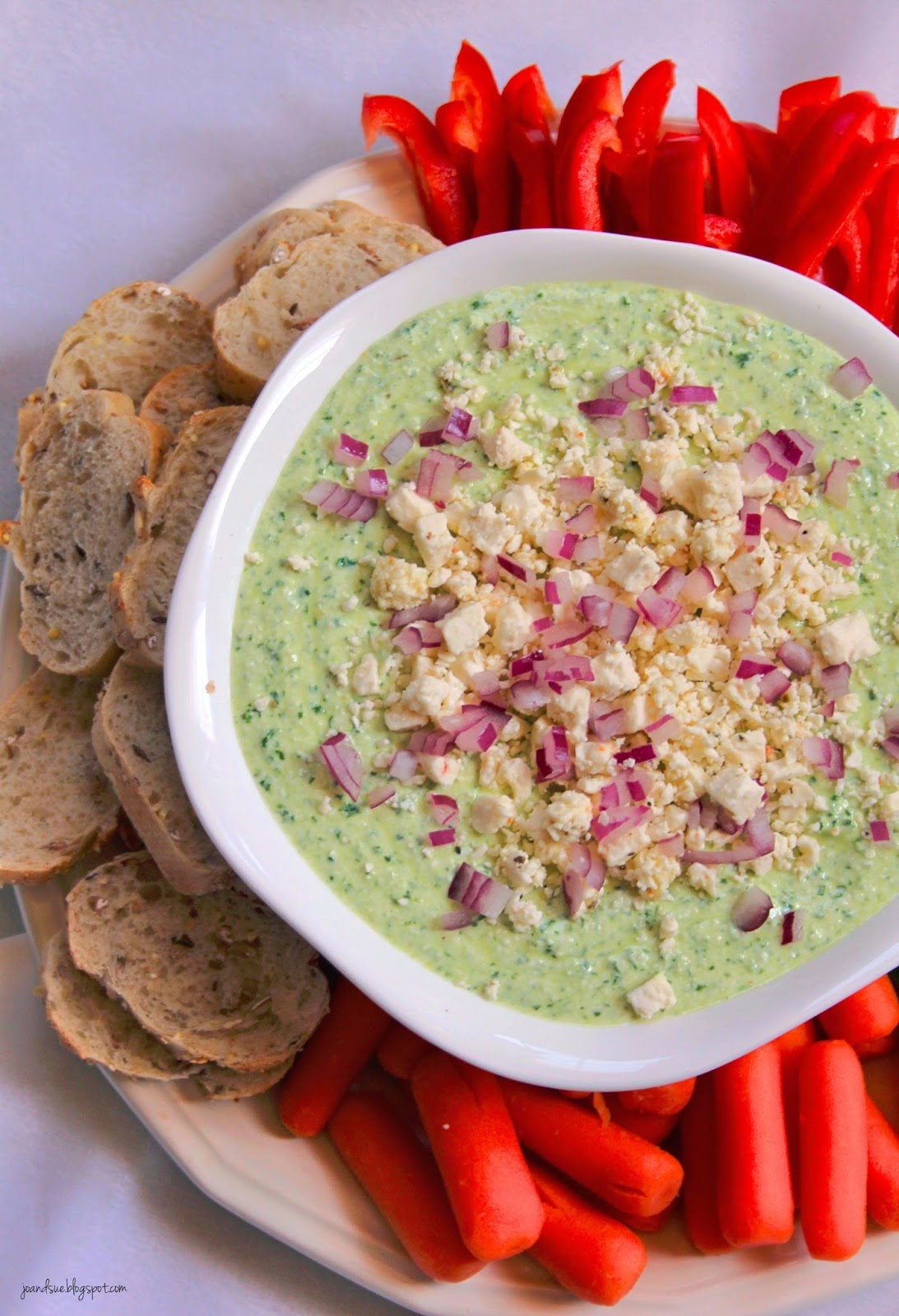 Jo and Sue Kale and Feta Dip