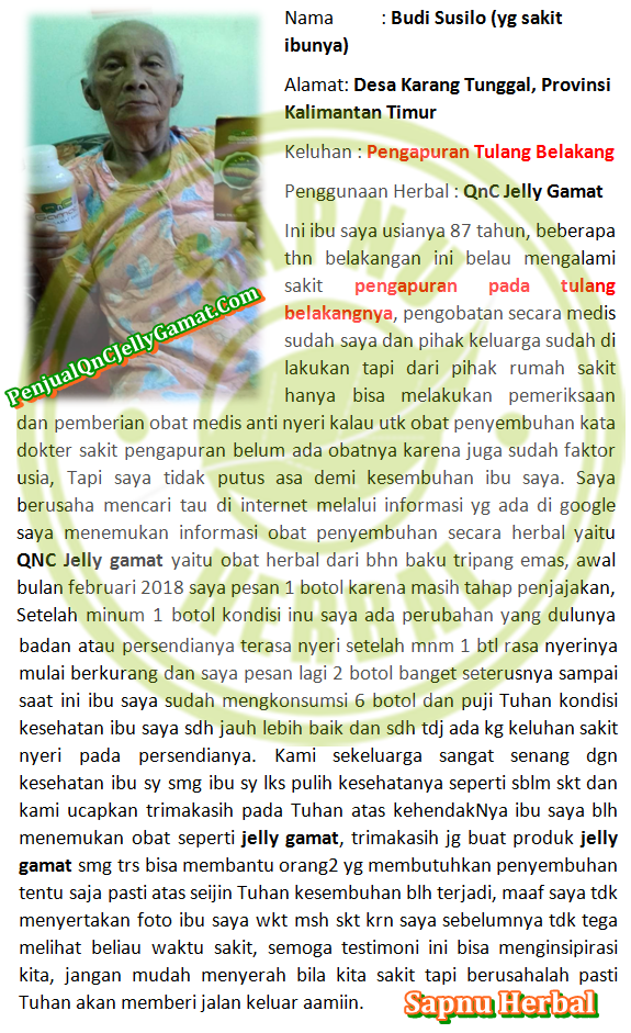 Cara Mengobati Tulang Kering Mati Rasa Secara Alami Terbukti Mujarab ~ TESTIMONI QNC JELLY GAMAT Cara Mengobati Tulang Kering Mati Rasa Secara Alami Terbukti Mujarab ~ TESTIMONI QNC JELLY GAMAT