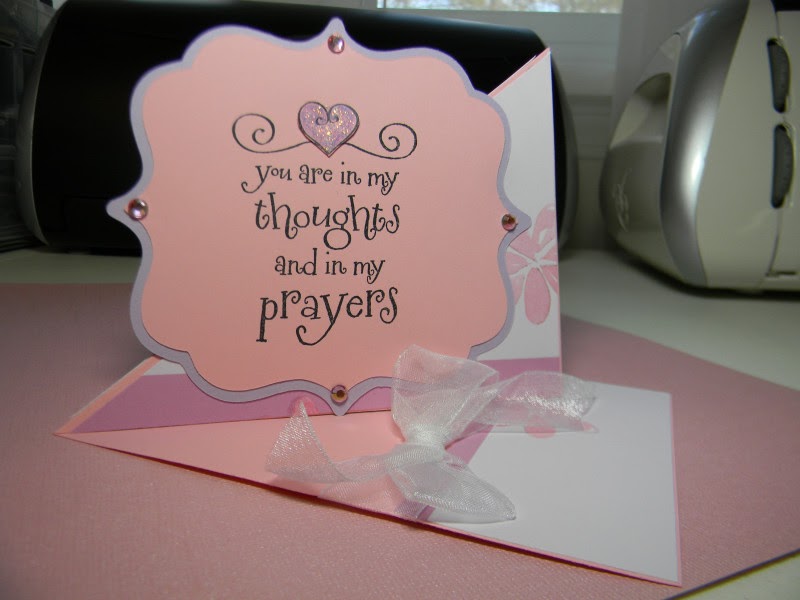 Paints and Glitter © art with encouragement Sympathy Card