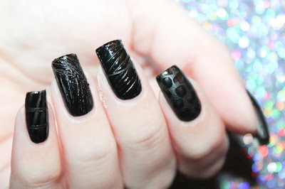Soulages inspired Nail Art